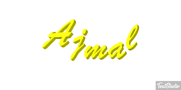 Ajmal テキスト効果