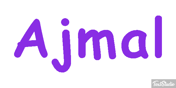 Ajmal テキスト効果