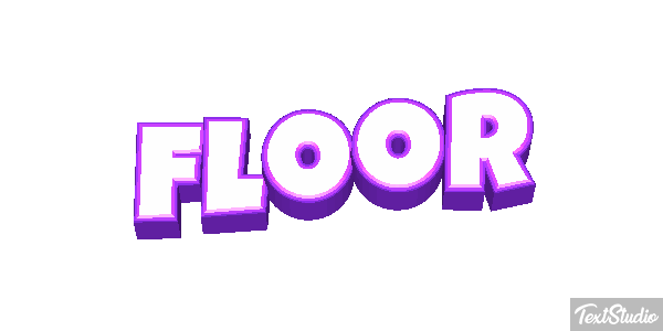 Floor Text effect