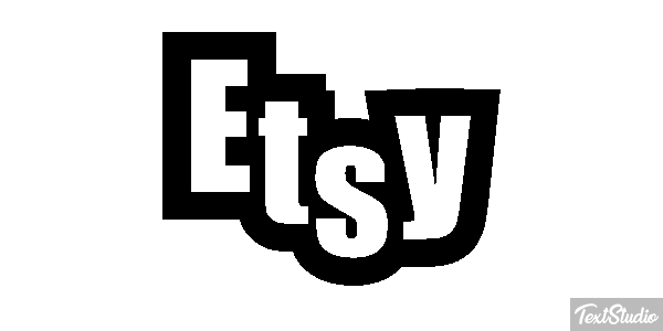 Etsy Text effect