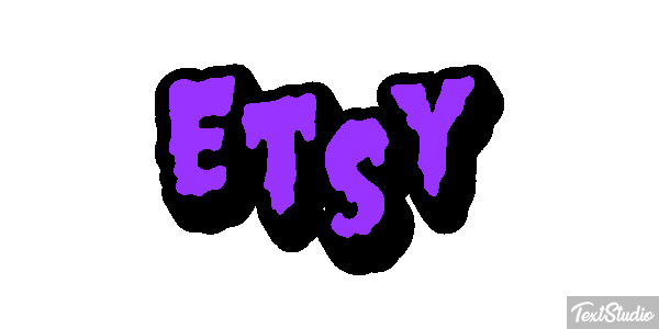 Etsy Text effect