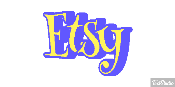 Etsy Text effect