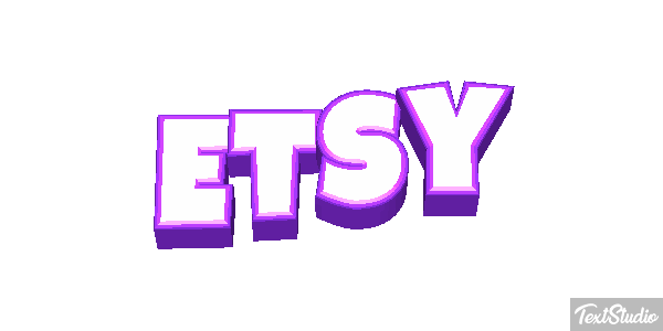 Etsy Text effect