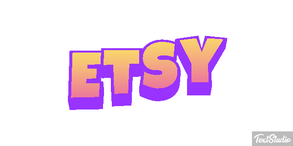 Etsy Text effect