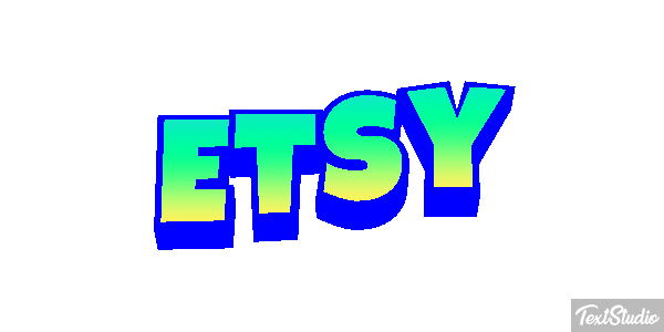 Etsy Text effect