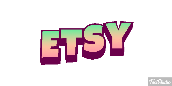 Etsy Text effect