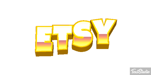 Etsy Text effect