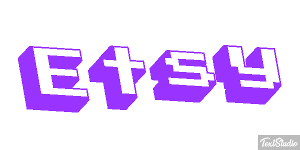Etsy Text effect