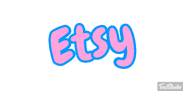 Etsy Text effect