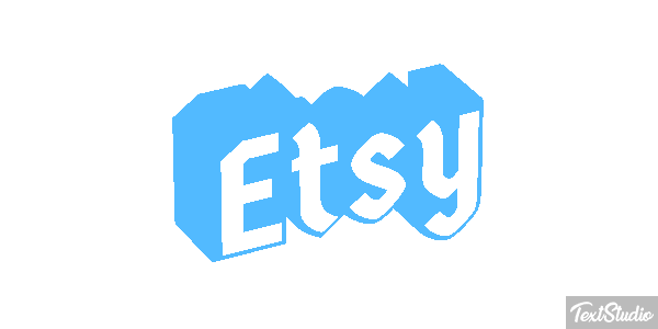 Etsy Text effect