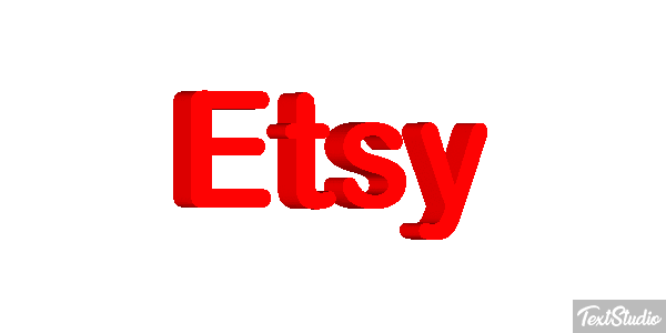 Etsy Text effect