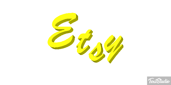 Etsy Text effect