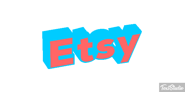 Etsy Text effect