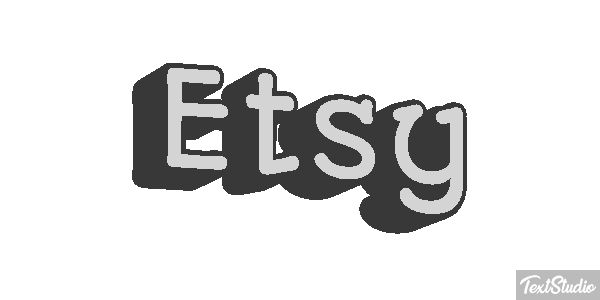 Etsy Text effect