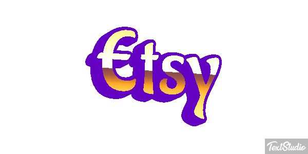 Etsy Text effect