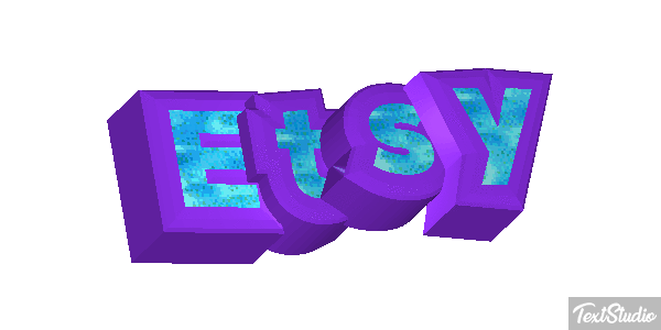 Etsy Text effect