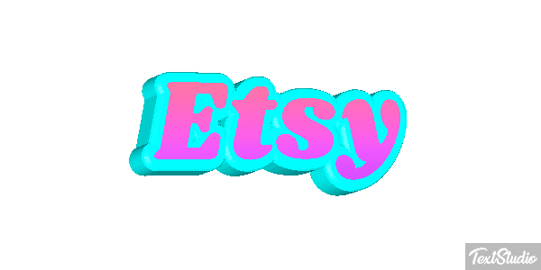 Etsy Text effect