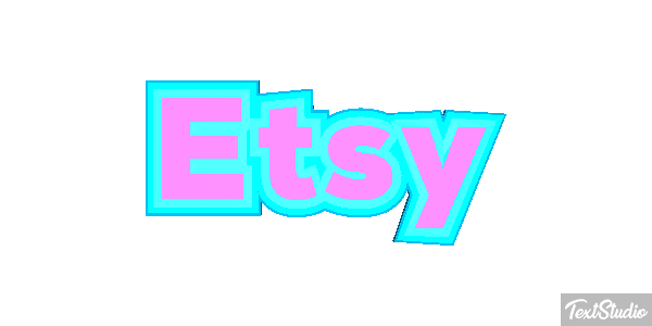Etsy Text effect