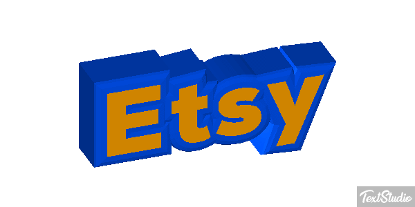 Etsy Text effect