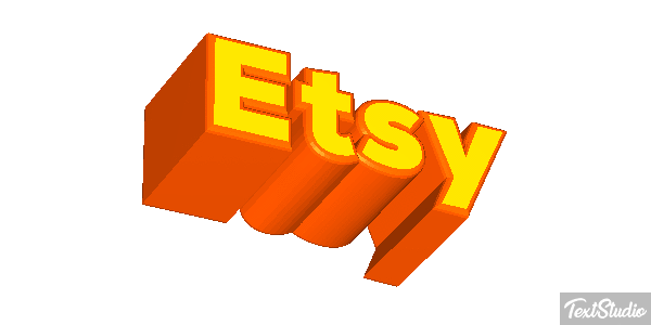 Etsy Text effect