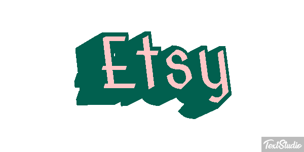 Etsy Text effect