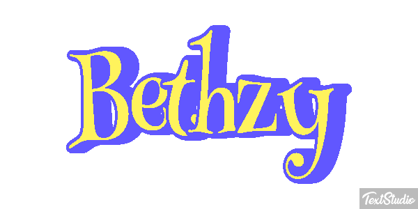 Bethzy Texteffekt