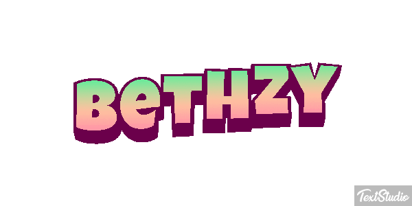 Bethzy Texteffekt