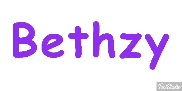 Bethzy Texteffekt