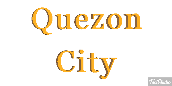 Quezon City Efecto de texto