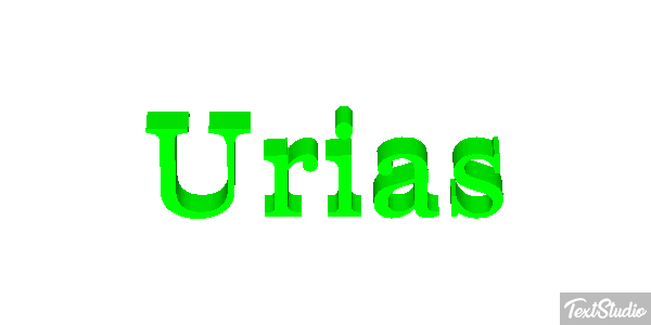 Urias Efecto de texto