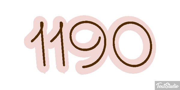 1190 Text effect