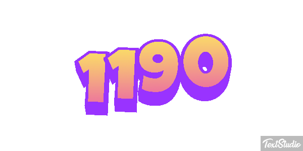 1190 Text effect