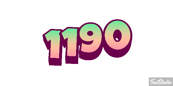 1190 Text effect
