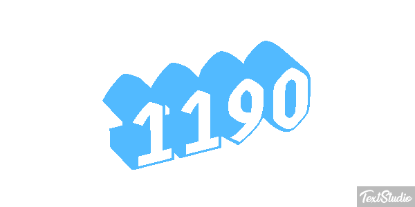 1190 Text effect