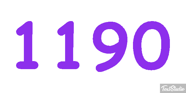 1190 Text effect
