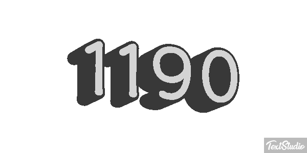 1190 Text effect