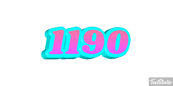 1190 Text effect