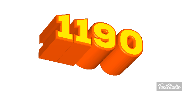 1190 Text effect