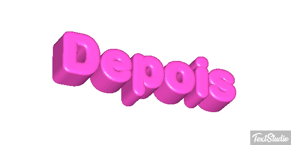 Depois Efeito do texto