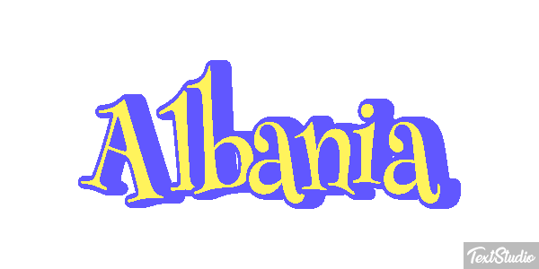 Albania Text effect
