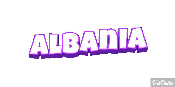 Albania Text effect