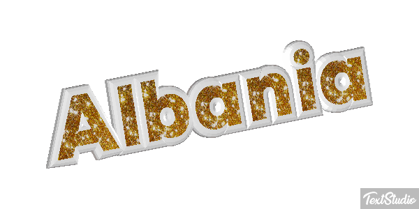 Albania Text effect