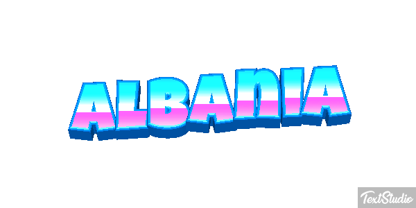 Albania Text effect