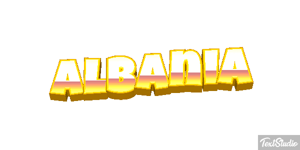 Albania Text effect
