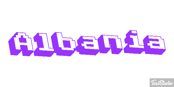 Albania Text effect