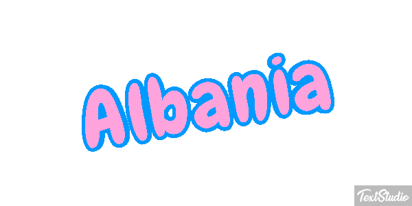 Albania Text effect
