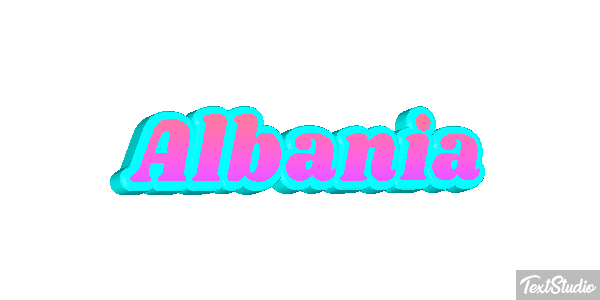 Albania Text effect