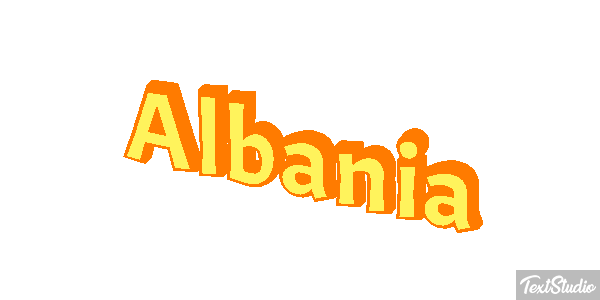 Albania Text effect