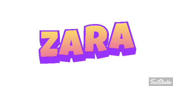 Zara Text effect
