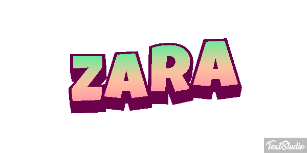 Zara Text effect